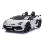 Elektrické autíčko - Lamborghini SVJ DRIFT - Biele - Licencované
